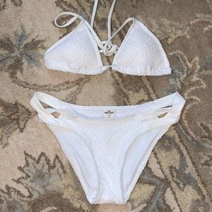 Hollister White Lace Bikini